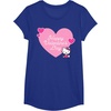 image:imageHello Kitty Happy Valentines Day TShirt SmallRoyal Blue