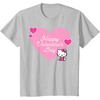 image:imageHello Kitty Happy Valentines Day TShirt SmallSilver Grey