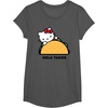 image:imageHello Kitty Hola Tacos TShirtAsphalt Grey