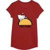 image:imageHello Kitty Hola Tacos TShirtCranberry Red