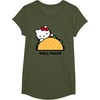 image:imageHello Kitty Hola Tacos TShirtOlive Green