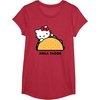 image:imageHello Kitty Hola Tacos TShirtRed Heather
