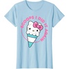 image:imageHello Kitty Ice Cream Cone Scoops I Did It Again TShirtBaby Blue