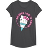 image:imageHello Kitty Ice Cream Cone Scoops I Did It Again TShirtDark Heather Grey