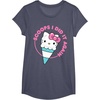 image:imageHello Kitty Ice Cream Cone Scoops I Did It Again TShirtHeather Blue