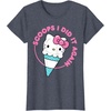 image:imageHello Kitty Ice Cream Cone Scoops I Did It Again TShirtHeather Blue