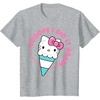image:imageHello Kitty Ice Cream Cone Scoops I Did It Again TShirtHeather Grey