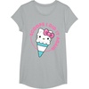 image:imageHello Kitty Ice Cream Cone Scoops I Did It Again TShirtHeather Grey