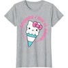 image:imageHello Kitty Ice Cream Cone Scoops I Did It Again TShirtHeather Grey