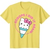 image:imageHello Kitty Ice Cream Cone Scoops I Did It Again TShirtLemon Yellow