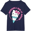 image:imageHello Kitty Ice Cream Cone Scoops I Did It Again TShirtNavy Blue
