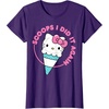 image:imageHello Kitty Ice Cream Cone Scoops I Did It Again TShirtPurple
