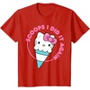 image:imageHello Kitty Ice Cream Cone Scoops I Did It Again TShirtRed