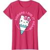 image:imageHello Kitty Ice Cream Cone Scoops I Did It Again TShirtRed Heather