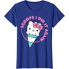 image:imageHello Kitty Ice Cream Cone Scoops I Did It Again TShirtRoyal Blue