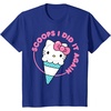 image:imageHello Kitty Ice Cream Cone Scoops I Did It Again TShirtRoyal Blue
