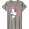 image:imageHello Kitty Ice Cream Cone Scoops I Did It Again TShirtSlate Grey