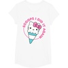 image:imageHello Kitty Ice Cream Cone Scoops I Did It Again TShirtWhite