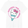 image:imageHello Kitty Ice Cream Cone Scoops I Did It Again TShirtWhite