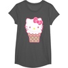 image:imageHello Kitty Ice Cream Cone TShirtAsphalt Grey