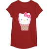 image:imageHello Kitty Ice Cream Cone TShirtCranberry Red