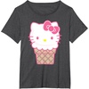 image:imageHello Kitty Ice Cream Cone TShirtDark Heather Grey