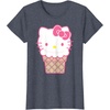 image:imageHello Kitty Ice Cream Cone TShirtHeather Blue