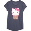 image:imageHello Kitty Ice Cream Cone TShirtHeather Blue