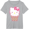 image:imageHello Kitty Ice Cream Cone TShirtHeather Grey