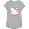image:imageHello Kitty Ice Cream Cone TShirtHeather Grey