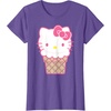 image:imageHello Kitty Ice Cream Cone TShirtPurple Heather