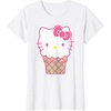 image:imageHello Kitty Ice Cream Cone TShirtWhite