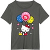 image:imageHello Kitty Im 15 Birthday TShirt TShirtAsphalt Grey