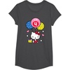 image:imageHello Kitty Im 4 Birthday TShirt TShirtDark Heather Grey