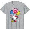 image:imageHello Kitty Im 4 Birthday TShirt TShirtHeather Grey
