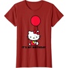 image:imageHello Kitty Its My Birthday TShirt SmallCranberry Red