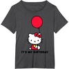 image:imageHello Kitty Its My Birthday TShirt SmallDark Heather Grey