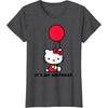 image:imageHello Kitty Its My Birthday TShirt SmallDark Heather Grey