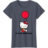 image:imageHello Kitty Its My Birthday TShirt SmallHeather Blue