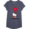 image:imageHello Kitty Its My Birthday TShirt SmallHeather Blue