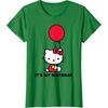 image:imageHello Kitty Its My Birthday TShirt SmallKelly Green