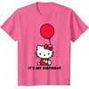 image:imageHello Kitty Its My Birthday TShirt SmallPink Heather