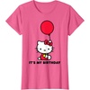 image:imageHello Kitty Its My Birthday TShirt SmallPink Heather
