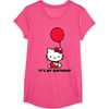 image:imageHello Kitty Its My Birthday TShirt SmallPink Heather