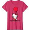 image:imageHello Kitty Its My Birthday TShirt SmallRed Heather