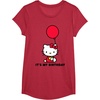 image:imageHello Kitty Its My Birthday TShirt SmallRed Heather