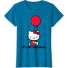 image:imageHello Kitty Its My Birthday TShirt SmallSapphire Blue
