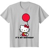 image:imageHello Kitty Its My Birthday TShirt SmallSilver Grey