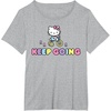 image:imageHello Kitty Keep Going TShirtHeather Grey