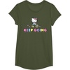 image:imageHello Kitty Keep Going TShirtOlive Green